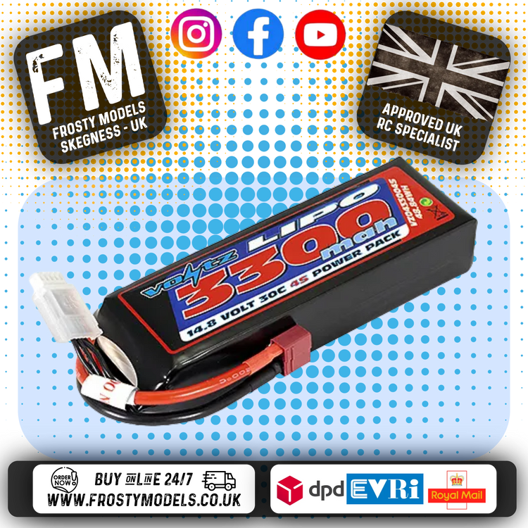 4S LIPO BATTERIES (14.8V)