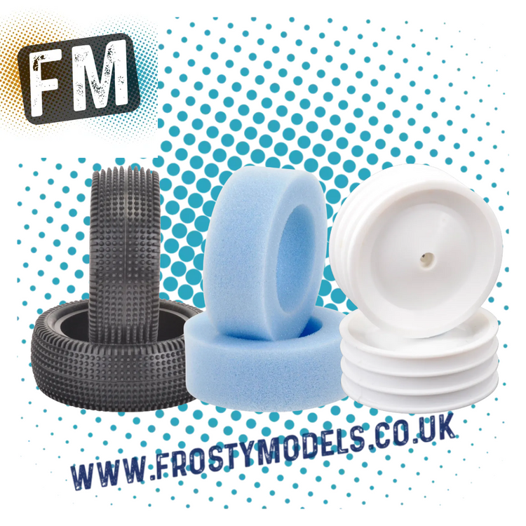 1/10 BUGGY WHEELS/TYRES/INSERTS