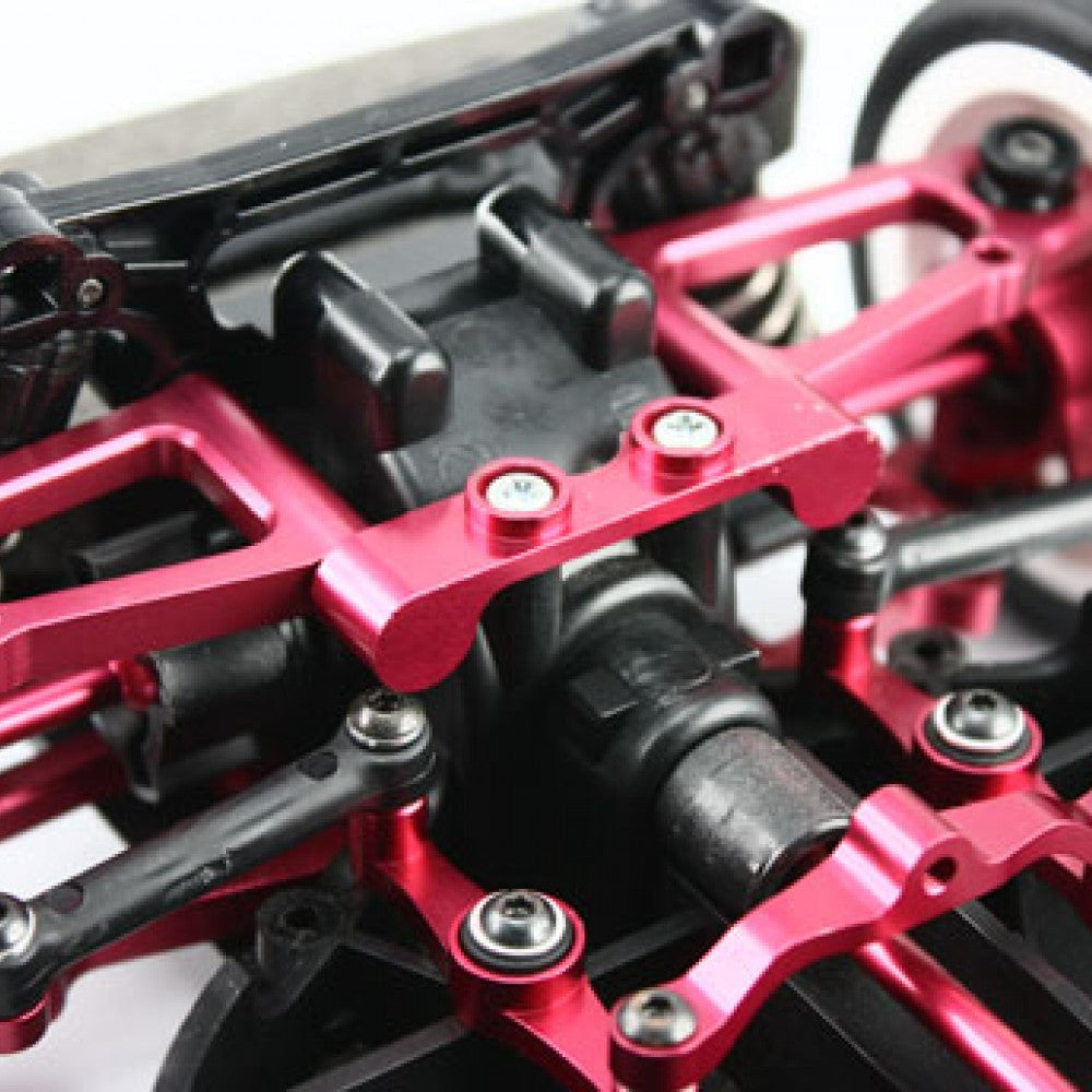 YEAH RACING - Aluminum Upper Suspension Mount Blue for Tamiya TT01E - TT-100BU