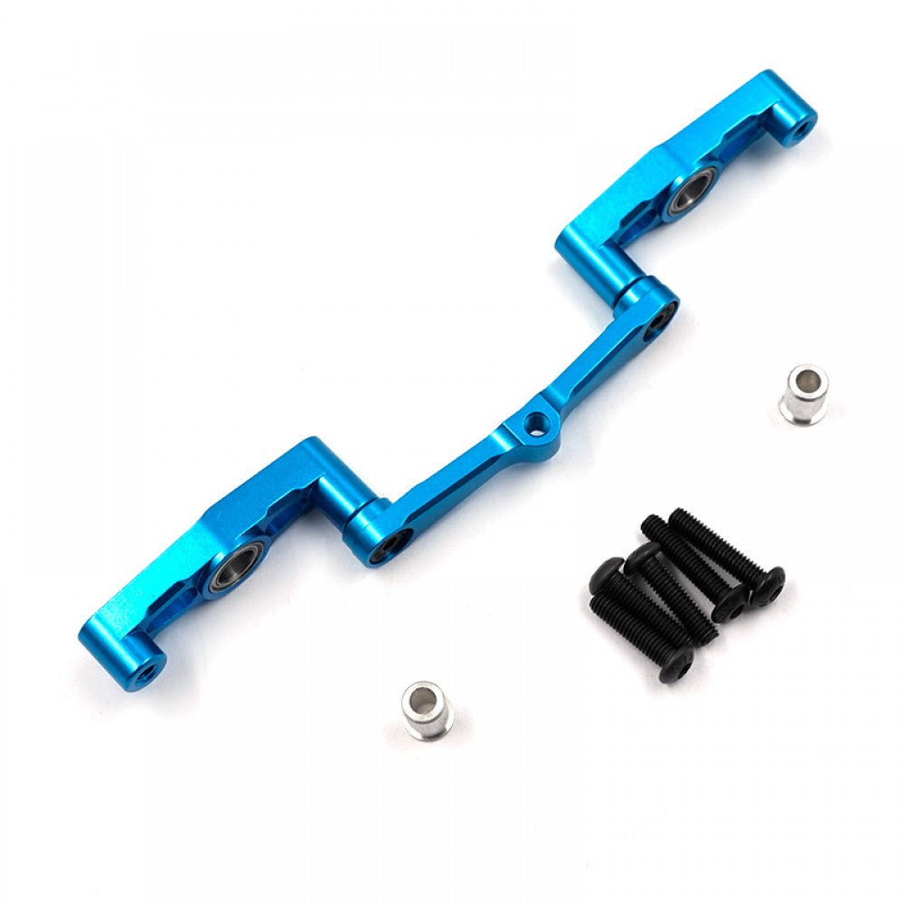 YEAH RACING - Aluminum Ball Bearing Steering Set For Tamiya TT02 TT02B - TT02-042BU