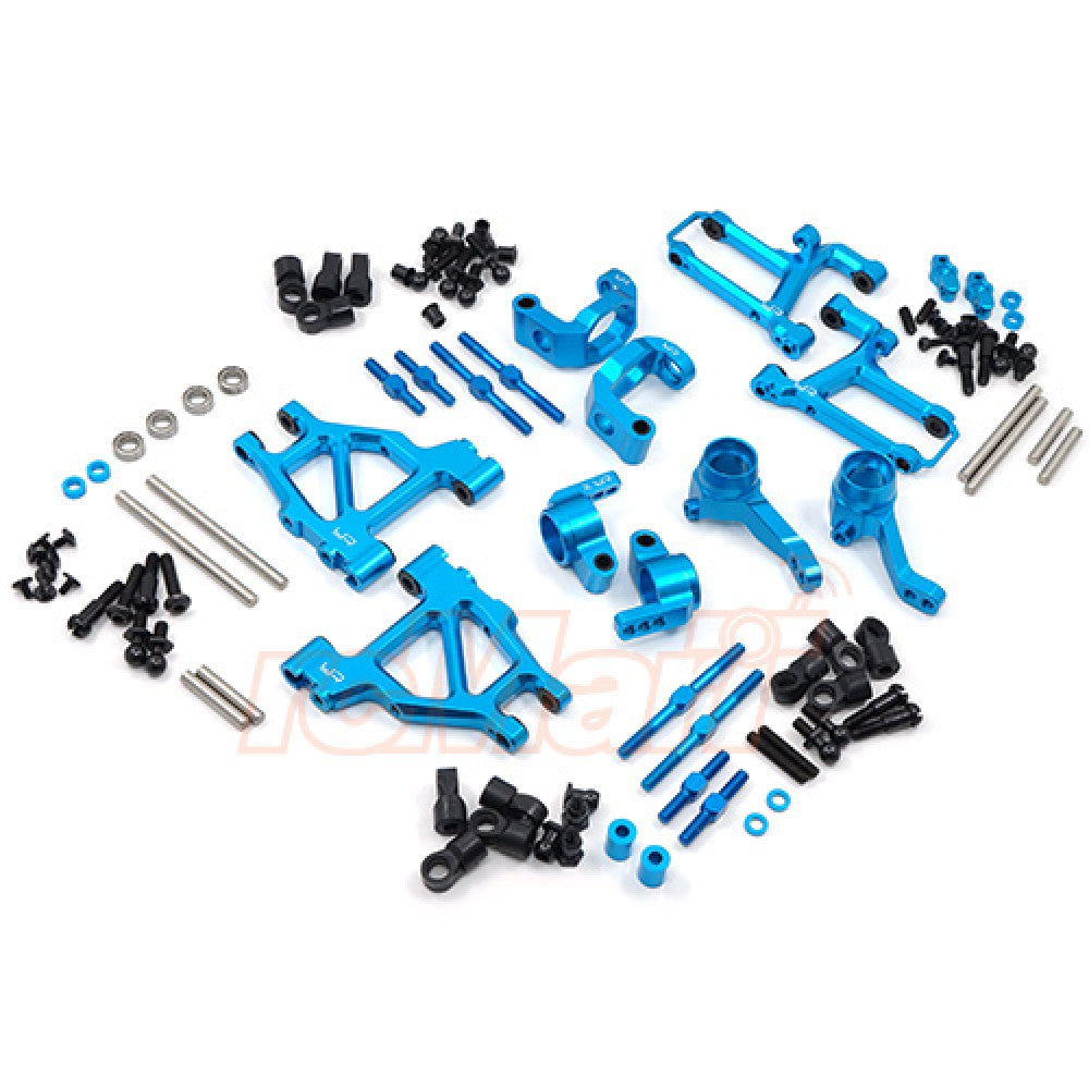 YEAH RACING - Tamiya M05 M06 Aluminum Long-Span Suspension Arms And Knuckles Performance Upgrade Kit - TAMC-S01BU