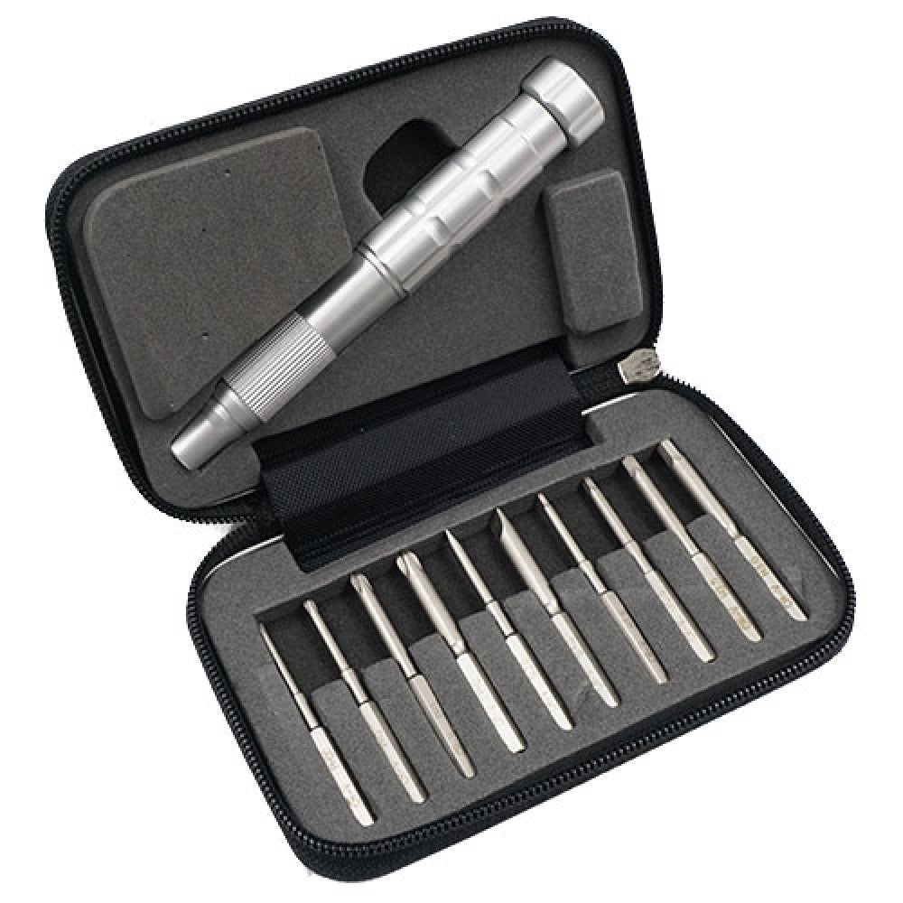 YEAH RACING - Aluminum Screwdriver set W/ Hex Philip Flat Screw Bits & Case - YT-0145