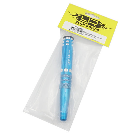 Yeah Racing - Aluminum RC Body Mounting Hole Reamer 0-14mm (Blue) - YT-0178BU