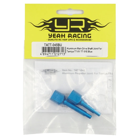 Yeah Racing - Aluminium Main Drive Prop Shaft Joint Tamiya TT-01E Blue - TATT-045BU