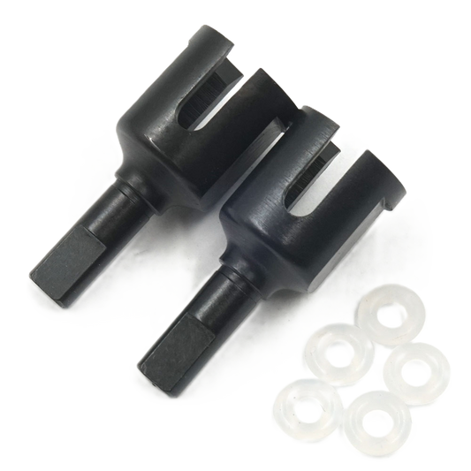 Yeah Racing - G45 Steel Front or Rear Diff Outdrive For Tamiya TT-01/ TT-01E Black - TATT-046BK (Not euro truck legal)