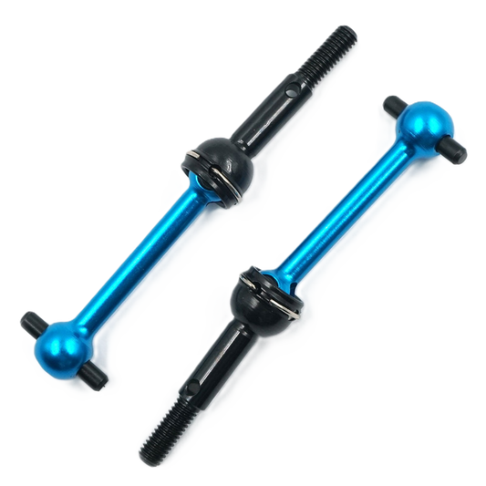 Yeah Racing - Aluminum Universal Shaft For Tamiya TT01/ TT01E Blue - TATT-047BU (not euro truck legal)