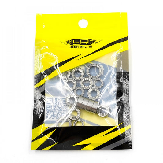 Yeah Racing - Steel Bearing Set (18pcs) For Tamiya MB-01 BT-01 - YBS-0043