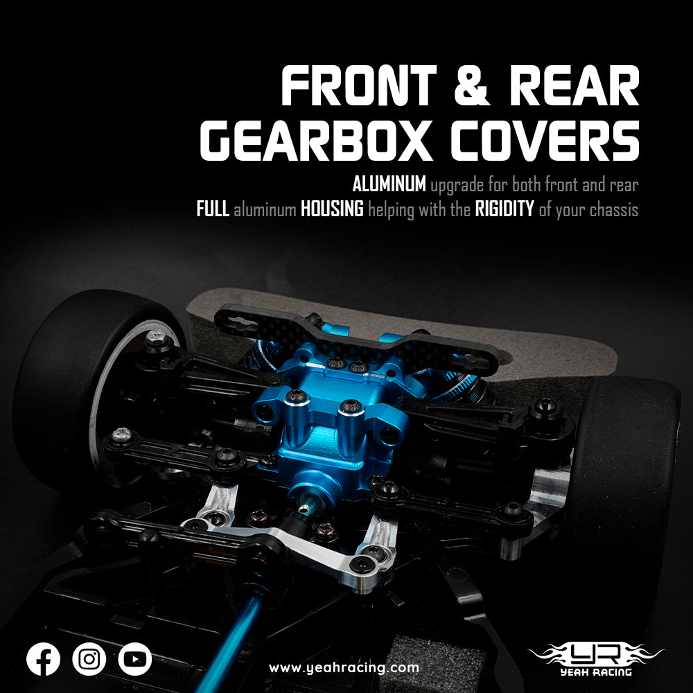 YEAH RACING - Aluminum Performance Damper Upgrade Set For Tamiya TT02 - TATT-S07BU