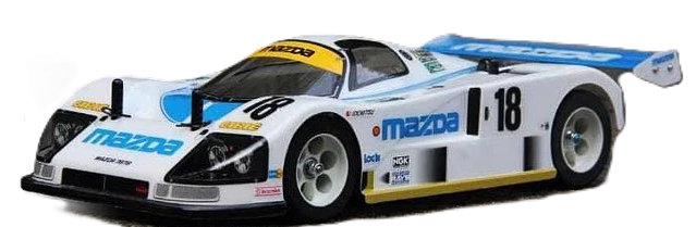 1/10 190mm Wide RC Touring Car Body Shell - Clear Lexan - Mazda 787B 1991 Le Mans Bodyshell Mazda Livery (257mm Wheelbase / 190mm Wide) - everything in photo included)