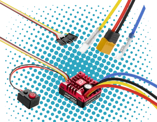 HOBBYWING - QUICRUN WP 1080 G2 - 1/10 On/Off Road BRUSHED ESC (WITH XT60 PLUG) HW30120202 (IDEAL FOR TRUCKS & CRALWERS WITH 'REAL DRIVE' MODE)