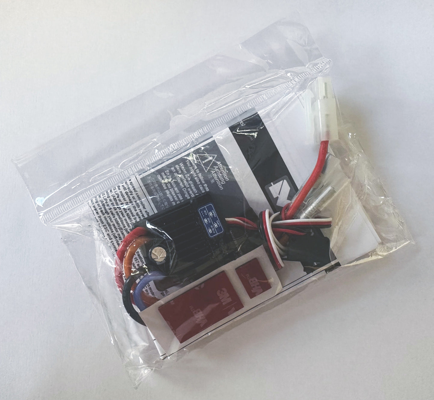 M-Style (Same as Hobbywing) 1060 60A - 1/10 RC BRUSHED ESC - (TAMIYA PLUG) E-60WP (TT01E Euro Truck Racing Stock Spec)