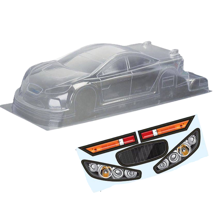 M-Chassis (210mm) Touring Car Body Set in Clear Lexan (0.5mm thick) - For 1/10 M-Chassis MTC (W-170mm x Wheelbase-210mmmm) M03, M05