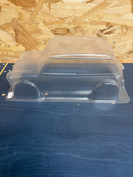 Tamiya - Official Mini Cooper Racing Clear Body - 210mm Wheelbase - 1825349 (No Stickers - Body Mould Only)