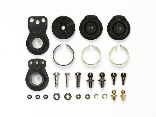 TAMIYA 51000 - HI-TORQUE SERVO SAVER KIT WITH FIXINGS (Use on Euro Truck with adjustable Steering Tie-Rod)
