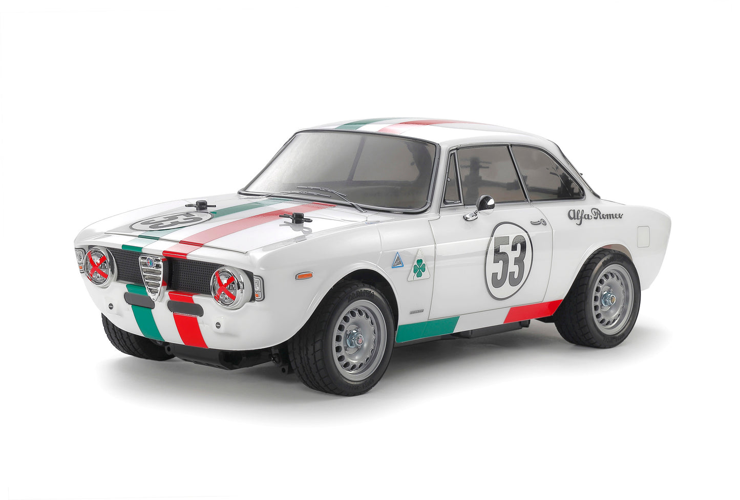 TAMIYA 58732 - RC 1/10 Giulia sprint GTA Club (MB01) Mini FWD/RWD M-CHASSIS CAR (ESC & MOTOR INCLUDED - Requires, Radio/Servo Set, Battery & Charger)