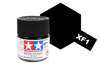 TAMIYA - 10ML XF Paint Acrylic - XF1 to XF90 - Multi Listing