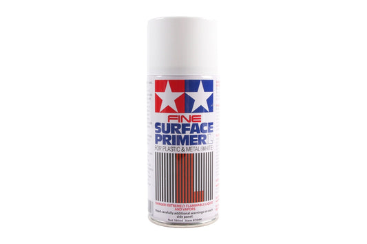 TAMIYA - Fine Surface Primer LARGE Spray Can White - 87044