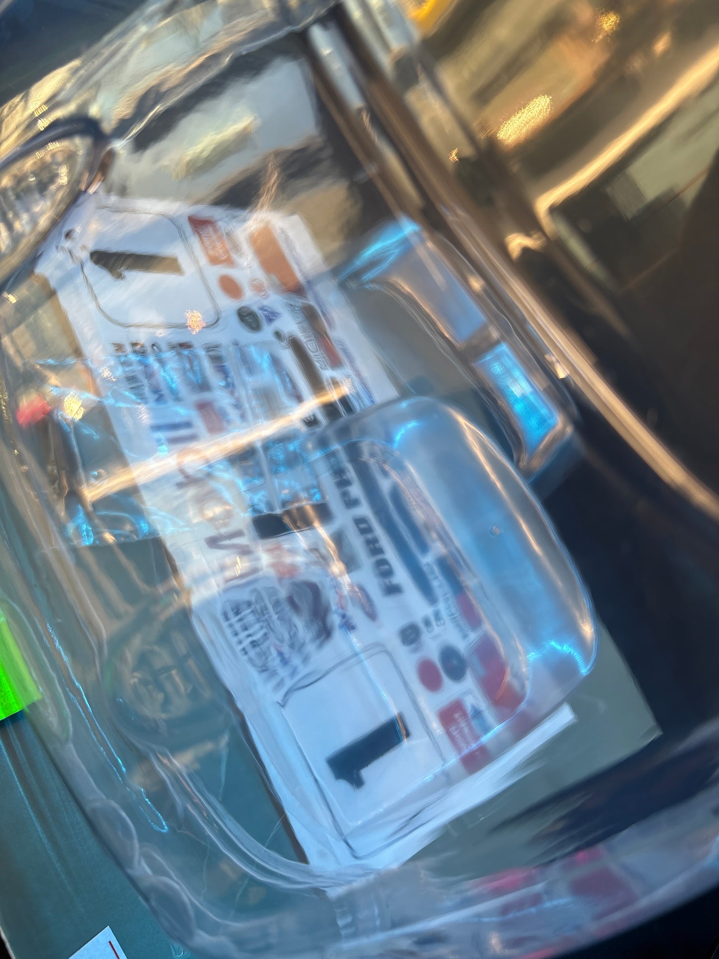 1/10 Scale 190mm wide / 256mm Ford Escort - Cosworth Body Shell Decal Lexan