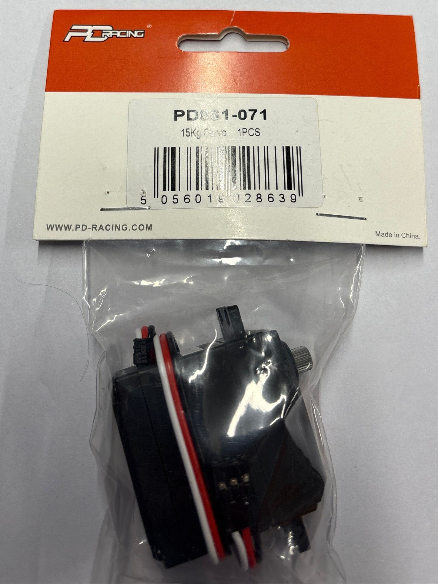 PD RACING SPARES - 1/10TH TK10 & TR10 - 15Kg Servo - 1PCS - PD861-071