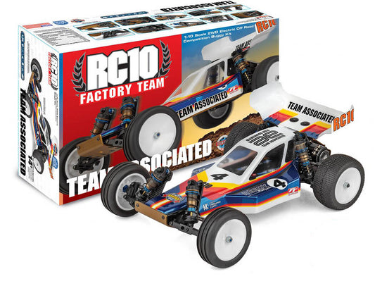 (Pre-order - Due around 1-5-26) TEAM ASSOCIATED - RC10 1/10 FACTORY TEAM KIT Buggy - AS6049 (No Electrics)