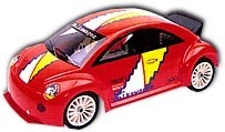 Colt - VW Beetle Body Shell - FITS MTC M-Chassis size (210MM Wheel Base / 160mm Wide) - Clear with Masking - COLTBEETLE