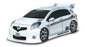 Colt / Carten - (210mm) Toyota Yaris Clear Body Set in Clear Lexan - For 1/10 MTC & M-Chassis (W-170mm x Wheelbase-210mm) YRS225M