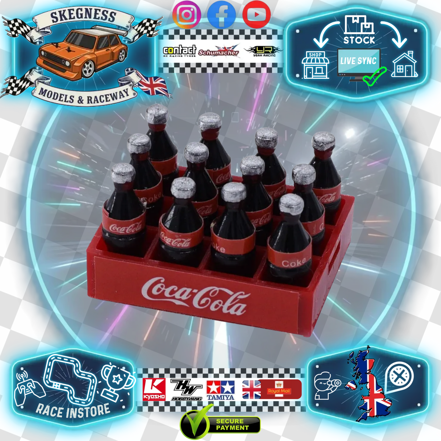 RC Overhaul - RC Rock Crawler Accessories - Coke Cola Crate - 1/10th - G-RCO-CR009