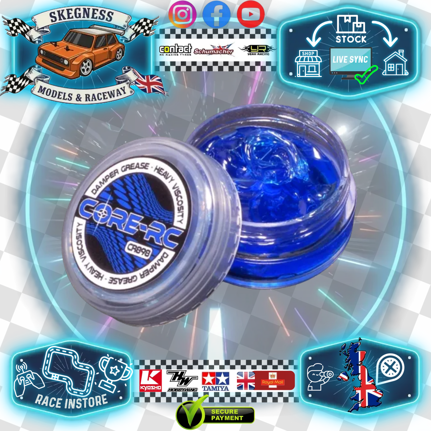 CORE RC - Damper Grease - Heavy (Eclipse / Atom) - (10ML) CR898