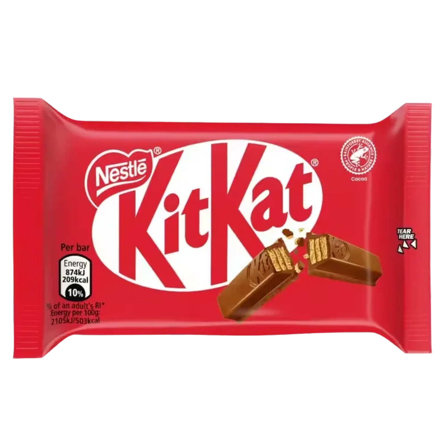 KIT KAT - 4 FINGER - 41.5G - CHOCOLATE BAR - RACEWAY REFRESHMENTS