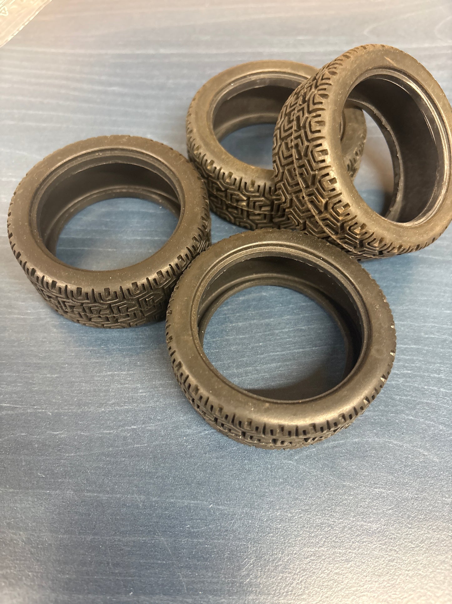 1/10 RC cars tyres Rally Radials 26mm wide on standard rim fitment
