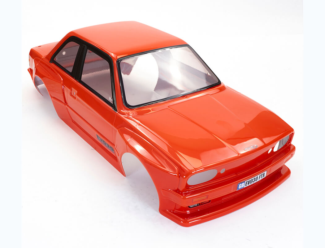 FTX - EVO30 1/10 (BMW E30 M3) PRE-PAINTED BODY & STICKERS - RED - FTX10578R