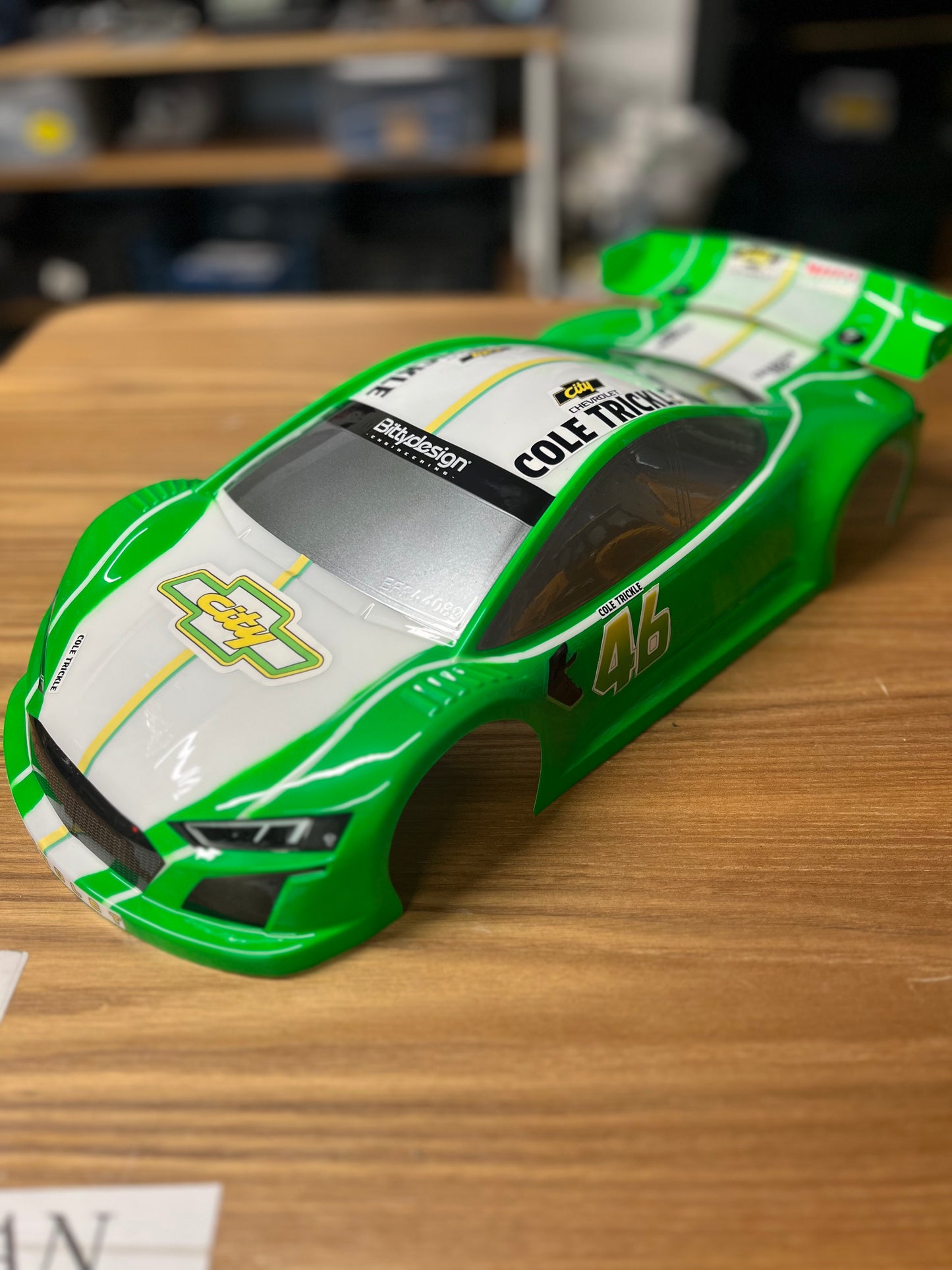 Bitty Design Eptron - 1/10 190mm Body Shell - Cole Trickle Days of Thunder Style