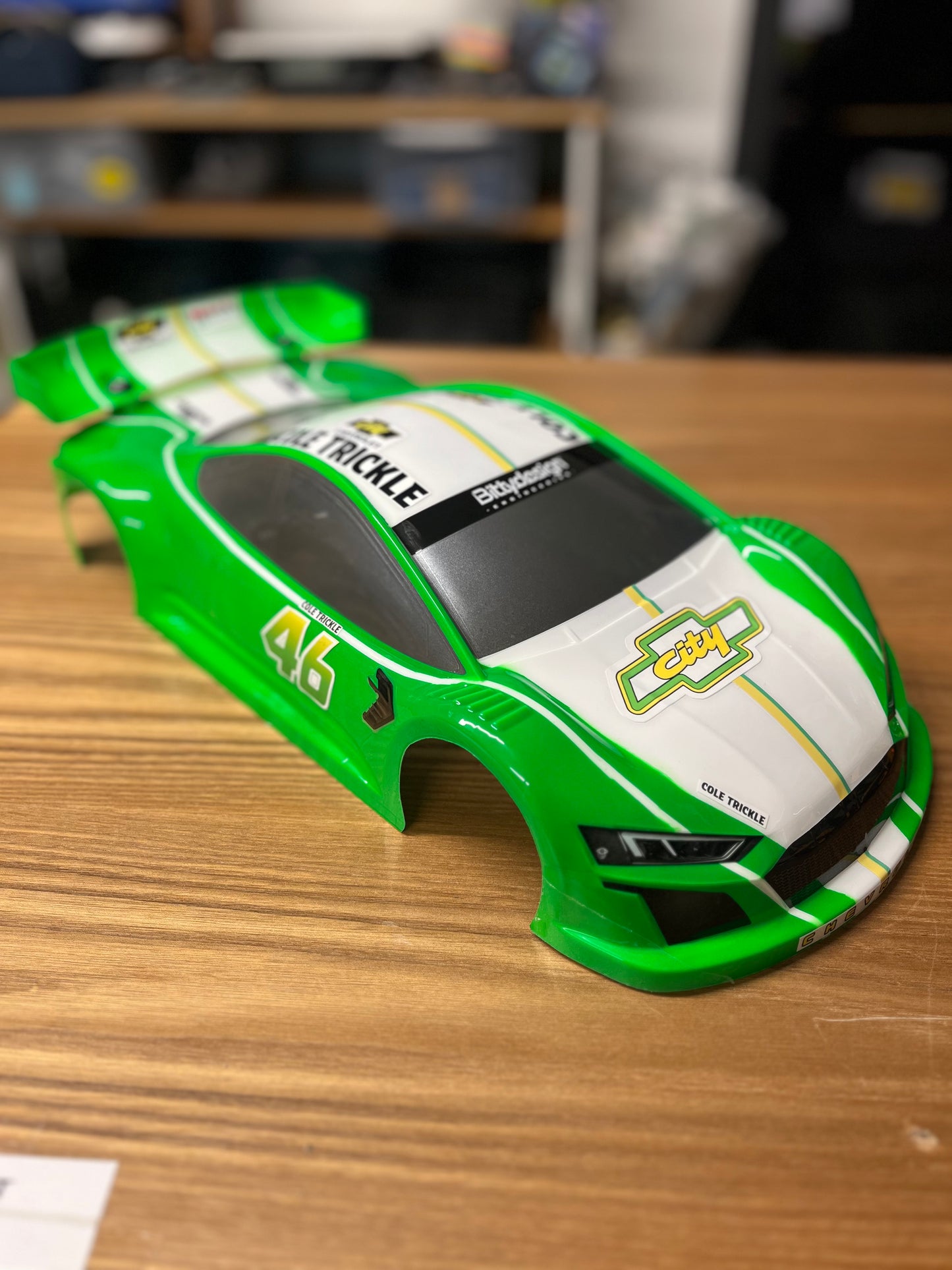 Bitty Design Eptron - 1/10 190mm Body Shell - Cole Trickle Days of Thunder Style