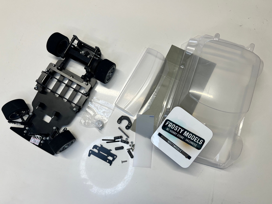 KAMTEC - GT12 1/12 Mini Racer PRO (3D Pod Brushed/Brushless - 2S Lipo Tray 95mm Max) RC Circuit Rolling Chassis Kit (Assembled) w/Body, Wheels & Tyres