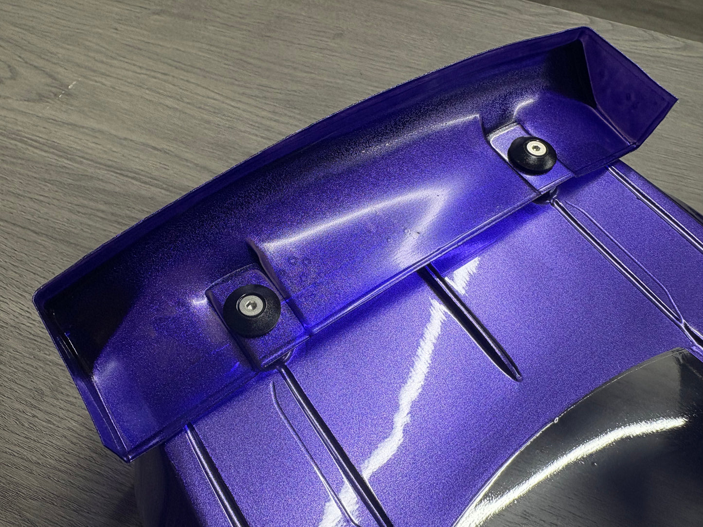 MONTECH - Pre Painted PURPLE - EVO 2 - RC CAR BODY 1/10 TC - Lightweight - 190MM (Read Description)