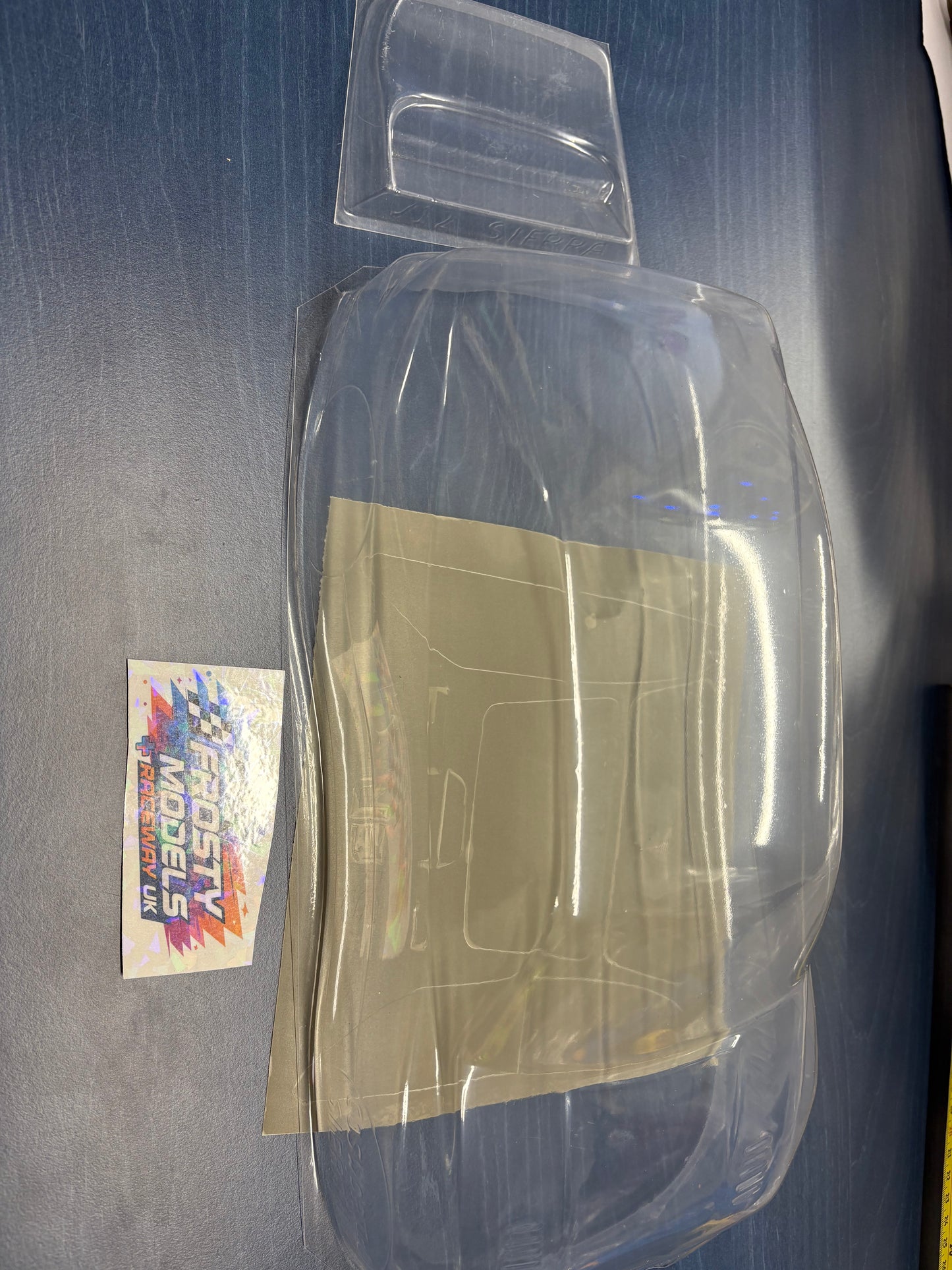 GT12 Supastox Body - Ford Sierra Cosworth - Clear Lexan - Fits 1/12 Car 205mm Wheelbase / 160mm Wide