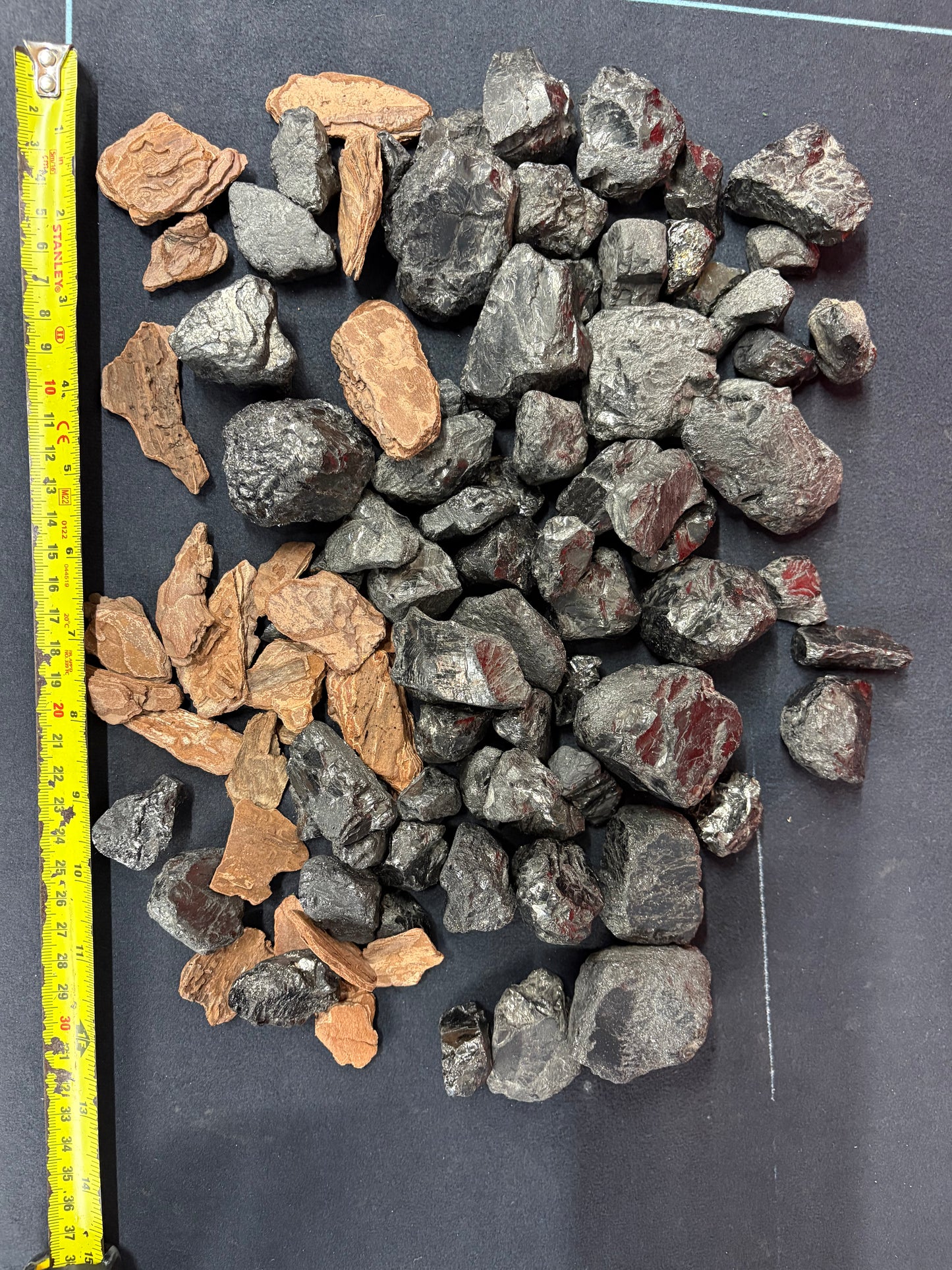 Model Black Rocks (wood and plastic) scenery - 2cm to 5cm average