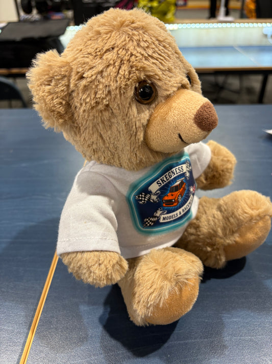 Skegness Model Raceway Teddy Mascot (approx 20cm tall)