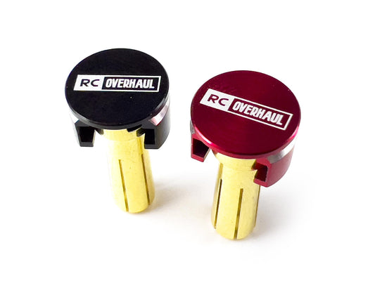 RC OVERHAUL - RC Low Profile Heatsink 4mm Bullet Connectors (90degre Right Angle Plug) O-RCO-HSC4