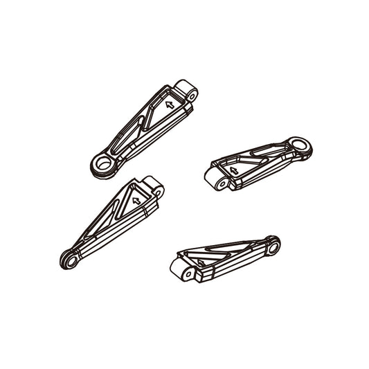 PD Racing TK16 & TR16 Spares - Front and rear upper arm set - PD303-006