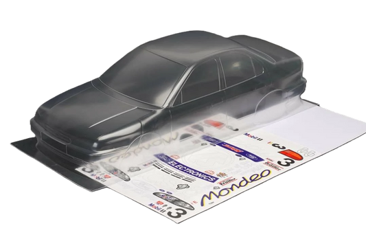 1/10 190mm Wide RC Touring Car Body Shell - Clear Lexan - Ford Mondeo BTCC Racing Livery (257mm Wheelbase / 190mm Wide) - everything in photo included)