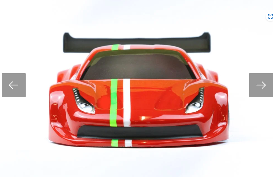 PHAT BODIES GTF - 1/12th LMP & GT12 BodyShell - Light Weight (Fits Zen RXGT12 & Schumacher Atom)