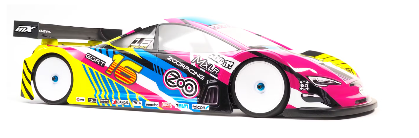 ZooRacing - GOAT (Tesla) - 1:10 Touring Car Body - 0.7mm - ZOOlite - ZR-0016-07