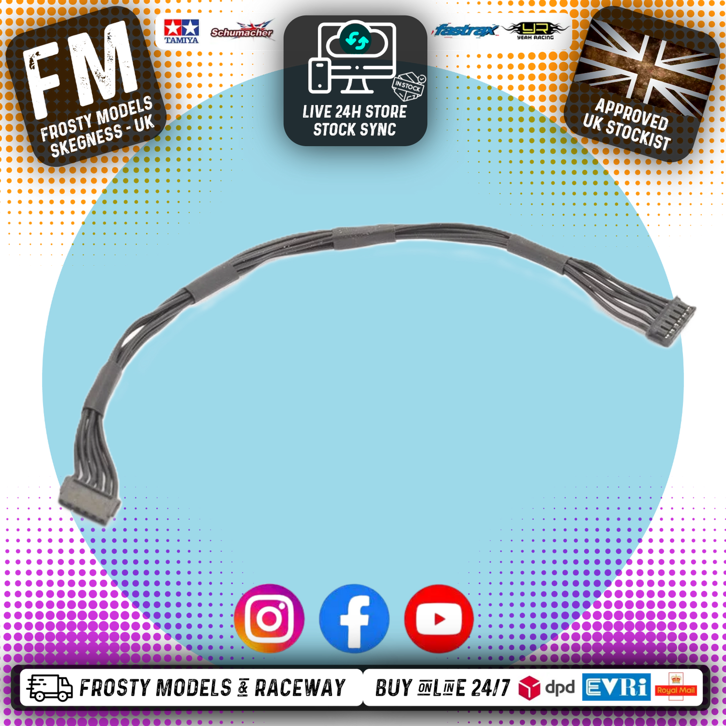 Core RC - 150mm Super Flex 26GA Silicone Brushless Motor/ESC Sensor Wire - CR651