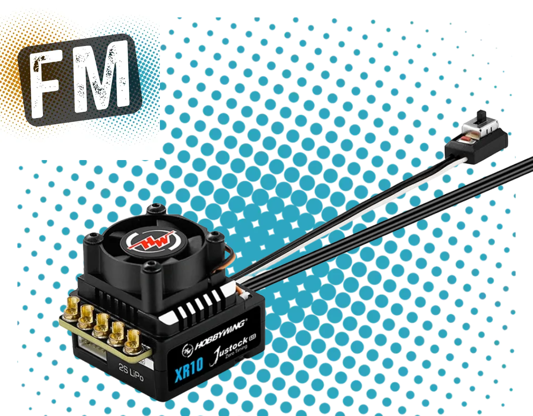 HOBBYWING - XERUN XR10 JUSTOCK G3S 1/10 ESC - (2024 VERSION) HW30112005 (IDEAL FOR 1/10 ON/OFF ROAD)