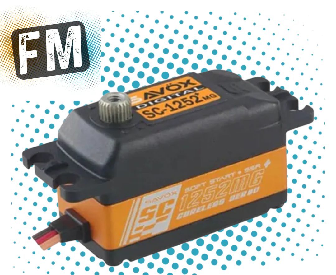 SAVOX 7KG / 0.07SEC (6V) - DIGITAL LOW PROFILE RACE SERVO UPDATED SC1252MG+ (METAL GEARED)