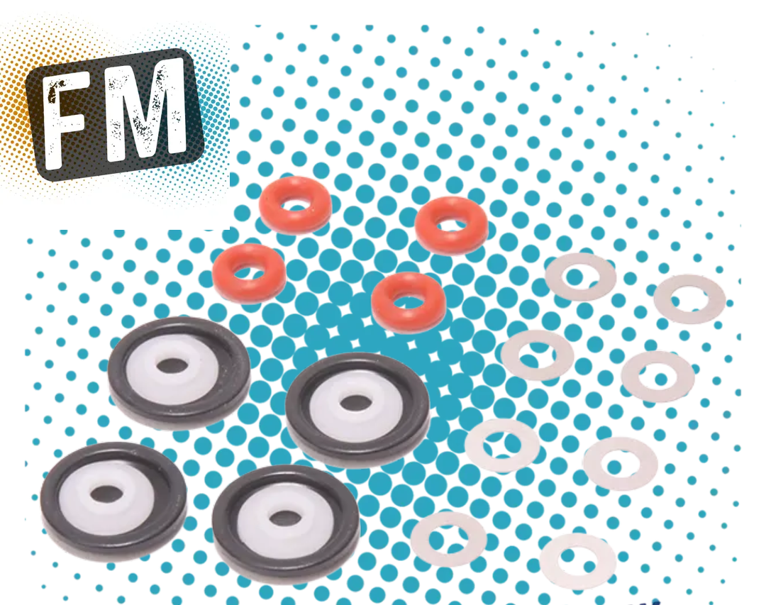 SCHUMACHER - NANO SHOCK REBUILD KIT - MI9 PARTS (PK4) U8797