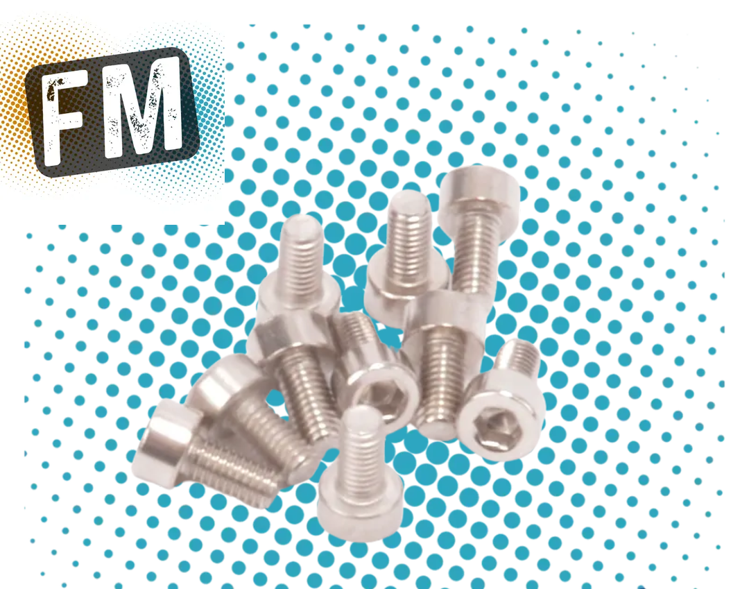 SCHUMACHER - M3 X 6 STAINLESS STEEL HEX CAP HEAD (PK10) 540 MOTOR BOLTS U8309