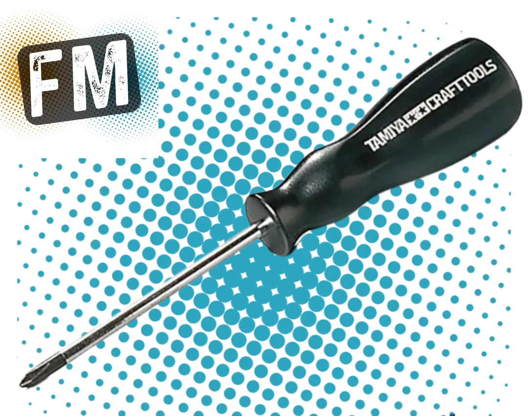 TAMIYA - 74007 (+) SCREW DRIVER PHILIPS (JIS HEAD) #1 MED for M2 ~ M3 bolts