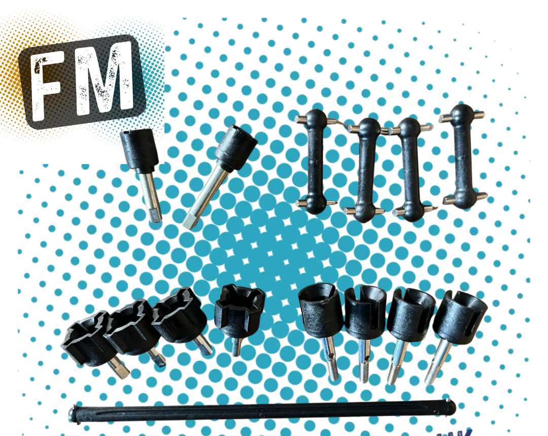 TAMIYA TT01E - 1X 9005718 WHEEL DRIVE SHAFT BAG & DOG BONE (4X C2, 4X C3, 4X C1, 1X C4, 1X C5, 1X C6 (Euro Truck Parts PROP, AXLES & DRIVE SHAFT KIT)